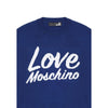 Love Moschino Blue Wool Sweatshirt