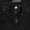Dolce & Gabbana Black Cotton Casual Skinny Denim Jeans