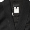 Exte Black Double Breasted Pants Blazer Jacket 2 Piece Suit