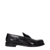 Givenchy Black Leather Slip-On Loafers