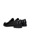 Givenchy Black Leather Slip-On Loafers