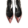 Dolce & Gabbana Multicolor Leather Heels Slingback Shoes