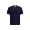 Brunello Cucinelli Blue Cotton T-Shirt