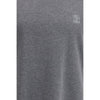 Brunello Cucinelli Gray Cotton T-Shirt