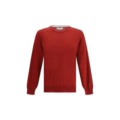 Brunello Cucinelli Multicolor Fleece Wool Sweatshirt