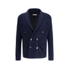 Brunello Cucinelli Blue Cotton Cardigan