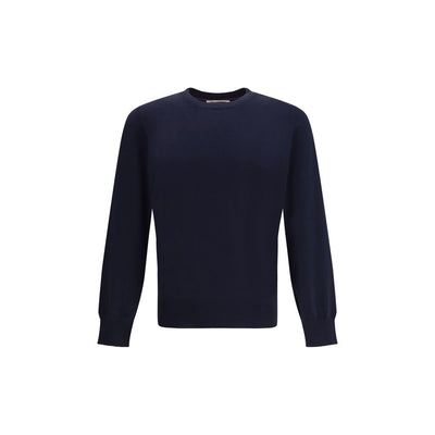 Brunello Cucinelli Blue Cotton Sweatshirt