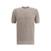 Brunello Cucinelli Beige Linen T-Shirt