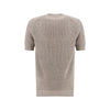 Brunello Cucinelli Beige Linen T-Shirt