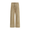 Margiela Beige Cotton Cargo Pants