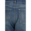 Margiela Blue Cotton Straight-Leg Jeans