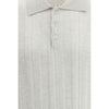 Brunello Cucinelli Gray Cotton Polo Shirt