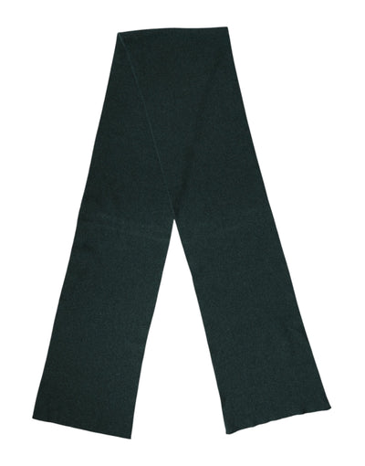Dolce & Gabbana Green Cashmere Knitted Neck Wrap Shawl Scarf