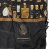Dolce & Gabbana Black Jazz Club Print Neck Wrap Shawl Scarf