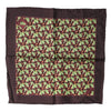 Dolce & Gabbana Brown Cactus Print Square Handkerchief Scarf