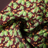 Dolce & Gabbana Brown Cactus Print Square Handkerchief Scarf