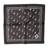 Dolce & Gabbana Black Guitar Trumpet Men Handkerchief Scarf