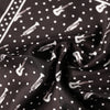 Dolce & Gabbana Black Guitar Trumpet Men Handkerchief Scarf