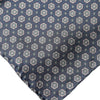 Dolce & Gabbana Blue Patterned Silk Square Handkerchief Scarf
