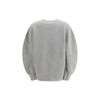 The Attico Gray Cotton Sweatshirt