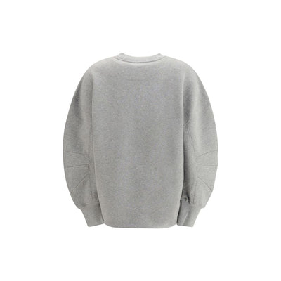 The Attico Gray Cotton Sweatshirt