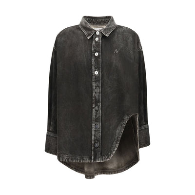 The Attico Black Denim Shirt