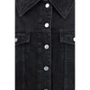 Ganni Black Cotton Denim Jacket