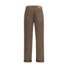 Brunello Cucinelli Brown Cotton Relaxed Fit Jeans