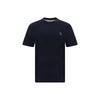 Brunello Cucinelli Blue Cotton T-Shirt