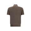 Brunello Cucinelli Brown Cotton Polo Shirt
