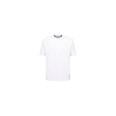 Thom Browne White Cotton T-Shirt