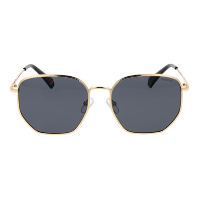 Polaroid Gold Metal Sunglasses