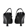Givenchy Black Leather Wedge Sandals