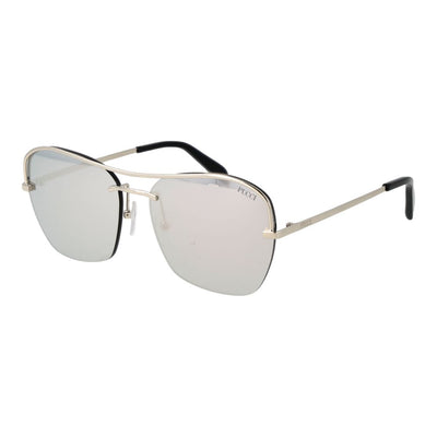 Emilio Pucci Silver Metal Sunglasses