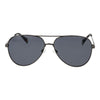 Polaroid Gray Metal Sunglasses