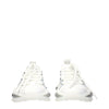 Dolce & Gabbana White Fabric Athletic Sneakers