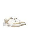 Dolce & Gabbana White Fabric Low Top Sneakers