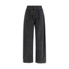 Ganni Black Cotton Casual Pants