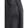 Ganni Black Cotton Casual Pants