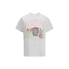 Ganni White Cotton T-Shirt