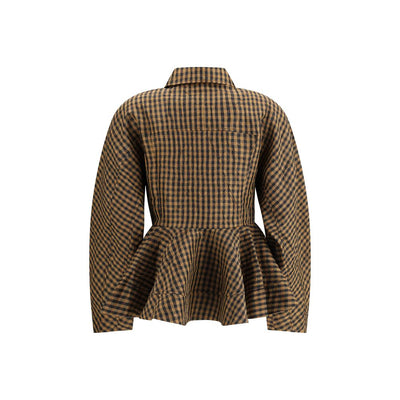 Ganni Multicolor Polyester Blouse