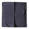 Dolce & Gabbana Blue Logo Silk Men Square Handkerchief Scarf