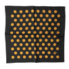Dolce & Gabbana Black Polka Dot Square Handkerchief Scarf
