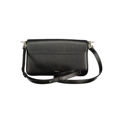 Furla Nero Leather Women Handbag