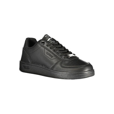 Gas Black Polyurethane Women Sneaker