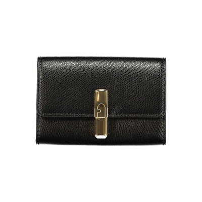 Furla Nero Leather Women Wallet