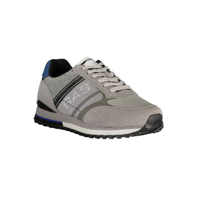 Gas Gray Polyurethane Men Sneaker