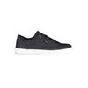 Gas Blue Polyurethane Men Sneaker