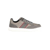 Gas Grigio Poliestere Man Sneaker