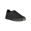 Gas Black Polyurethane Men Sneaker
